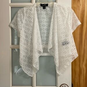 See- through cover for tops, dresses etc.